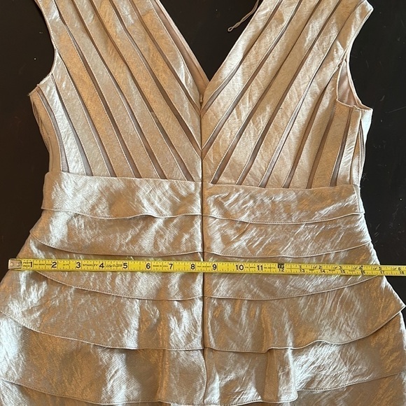 ADRIANNA Papell Gold bandage dress 10PNew Condition - Picture 11 of 14